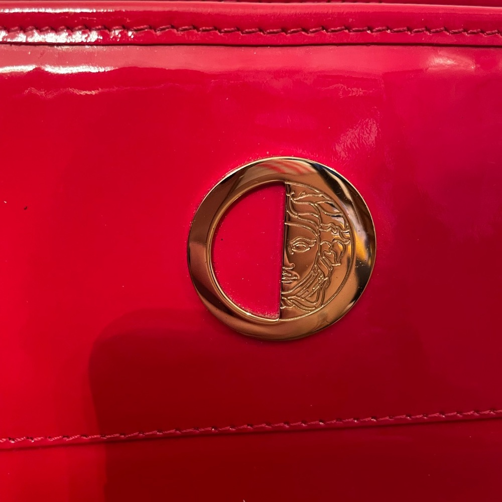 Versace red bag